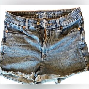 American Eagle Light Blue Denim Shorts